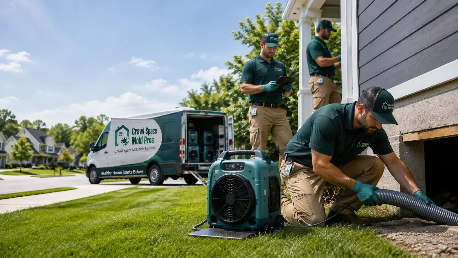 Crawl Space Mold Removal in White City, OR